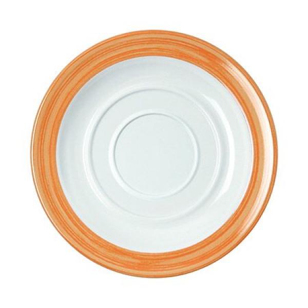 Untertasse, 14cm orange